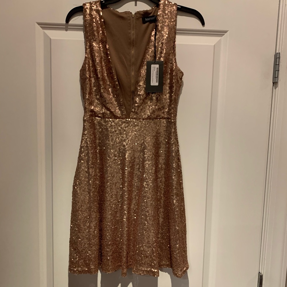 NWT Boohoo Sequin dress